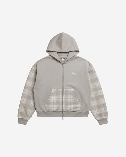 ZIP TARTAN GRIS