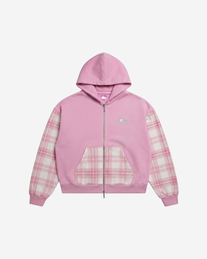 ZIP TARTAN ROSE
